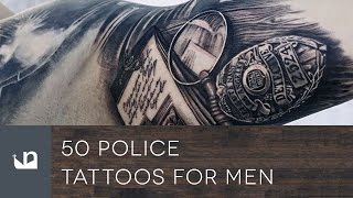 50 Police Tattoos For Men