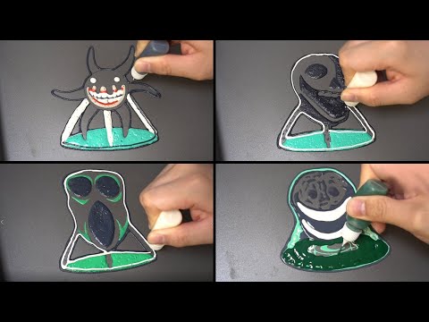 ROBLOX DOORS 👁 Crucial Pancake Art - Screech, Jack, Ambush, Rush