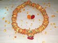 Easy Way String Rose Flower Garland For God Orange Rose Flowers Garland Tie Method