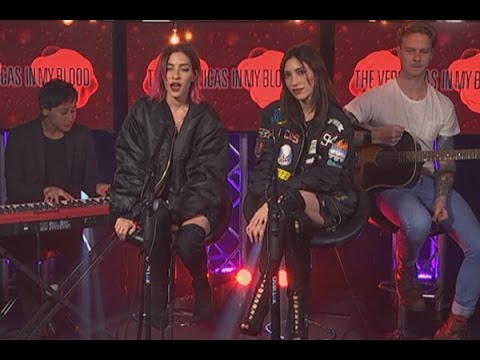 The Veronica's perform acoustic version of 'In My Blood'