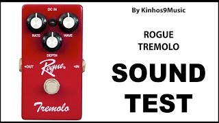 Video thumbnail for Tremolo Pedal by Rogue Review by Kinhos9Productions