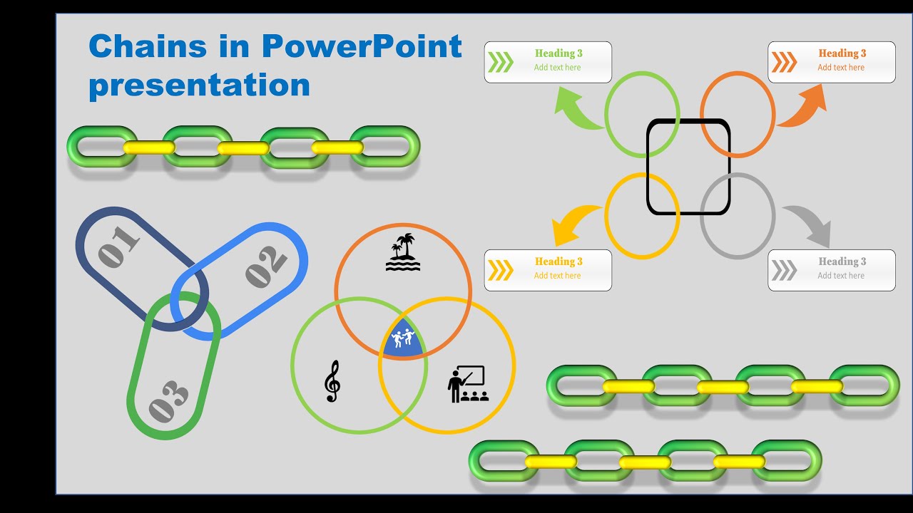 Chain link in PowerPoint Presentation #PPT #PPT animation #chain #link
