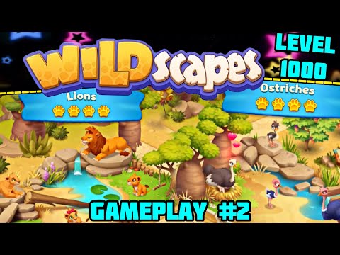 WildScapes - Level 1000 | Episode: 2 | Exotic Animals | GamePlay | Explore An Amazing Zoo!
