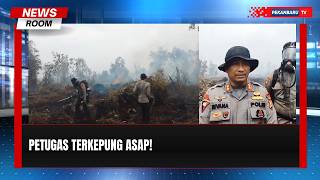 Dikepung Asap dan Panas, Petugas Karhutla Dibekali Oksigen