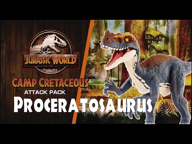 Vídeo relacionado con Jurassic World Camp Cretaceous Attack Pack Protoceratosaurus Figura