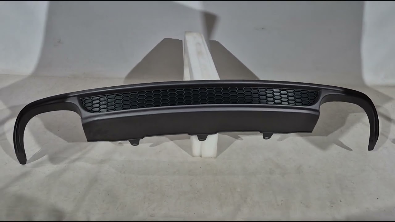 Audi A6 C7 2011-2017 гг. Диффузор заднего бампера DPT V2 (2011-2014) Video 1
