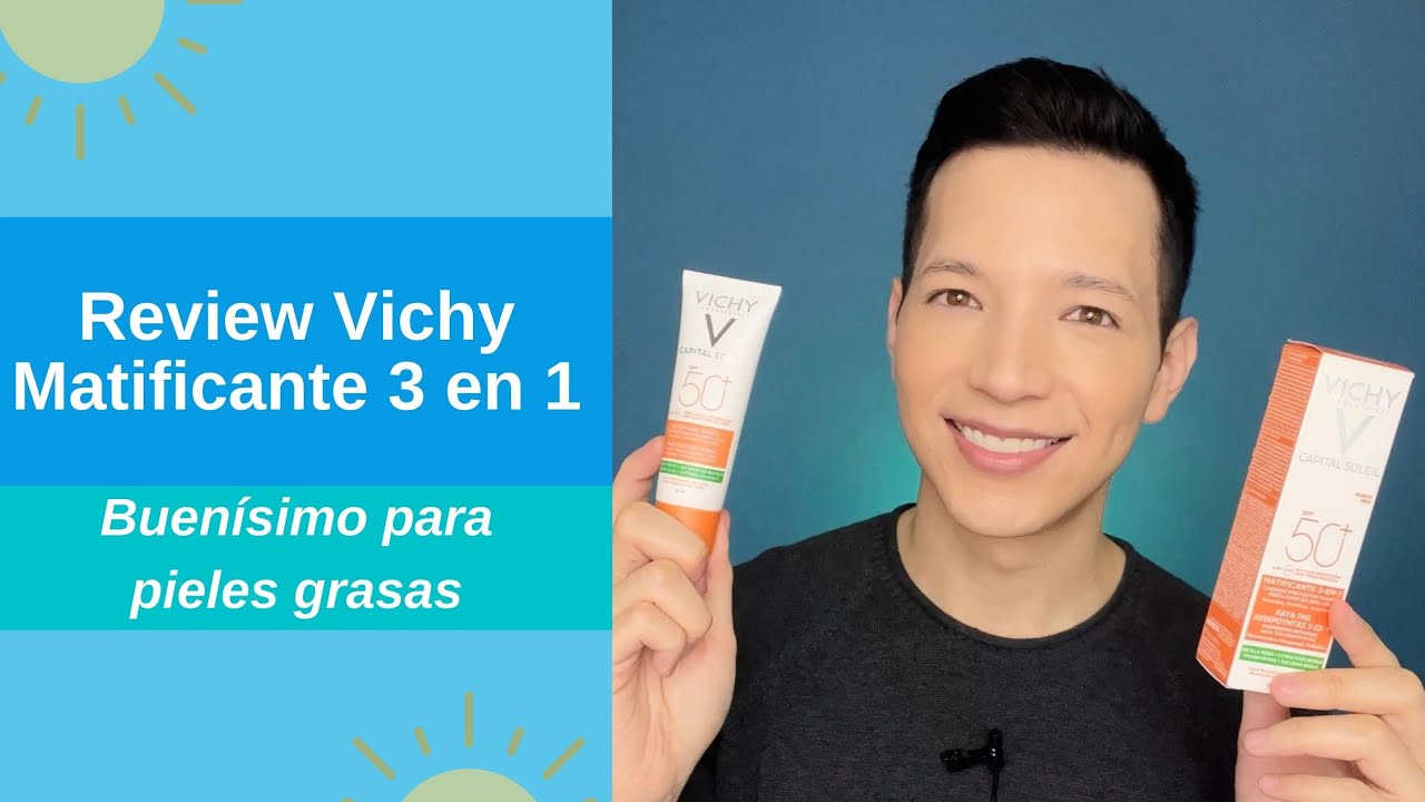 Review Vichy Capital Soleil Matificante 3 en 1 Fps 50 Para Piel Grasa I Protector Solar