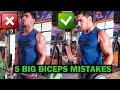 How to Get Bigger Biceps (Avoid These All Mistakes) | Big Biceps Workout mistake | Big Arms workout