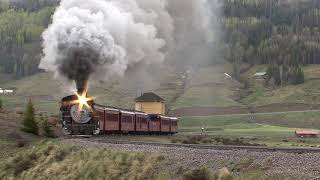 Locomotive 484 traveling by Los Pinos - Video by James Parfrey