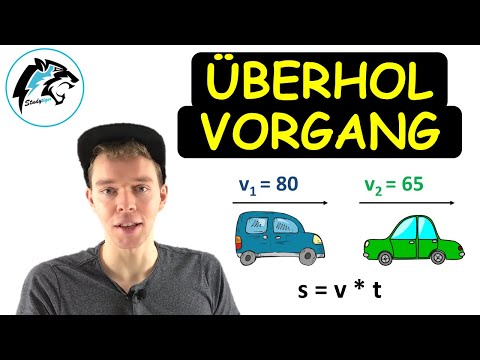 Überholvorgang berechnen | Physik-Aufgabe