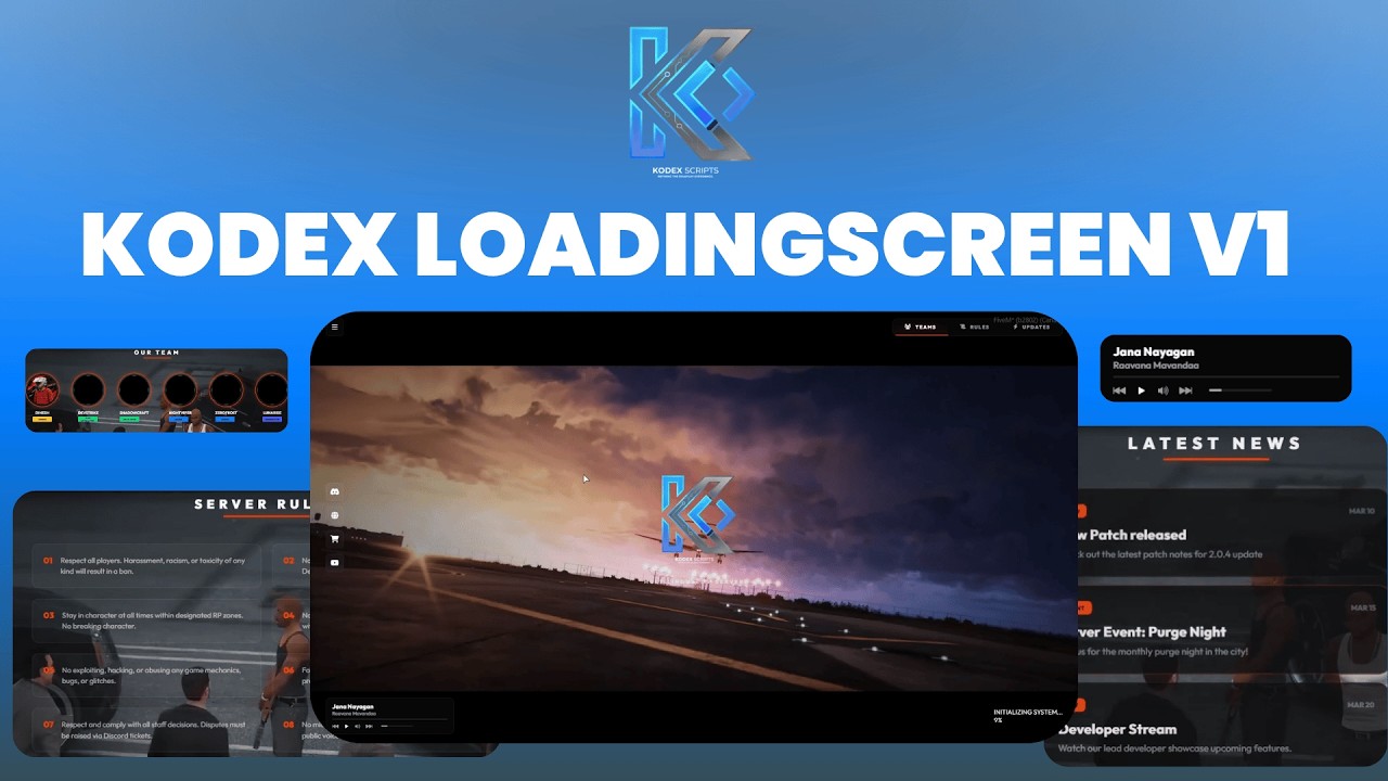 GitHub - kodexscripts/kodex-loadingscreen: [FREE] Premium FiveM Loading ...