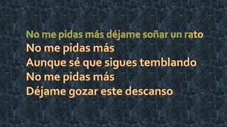 Ricky Martin - No Me Pidas Mas (Karaoke)