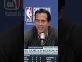 Erik Spoelstra: 'Jimmy Butler is a GREAT competitor' after Game 6 performance #shorts