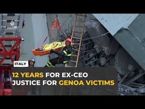 Ex-Autostrade CEO jailed over deadly Genoa bridge collapse in 2018