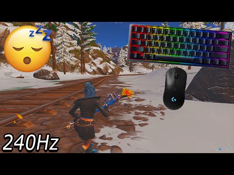 [ASMR 4K] Fortnite Chapter 5 Chill Gameplay 🤩 Relaxing Keyboard Sounds ⌨️💤