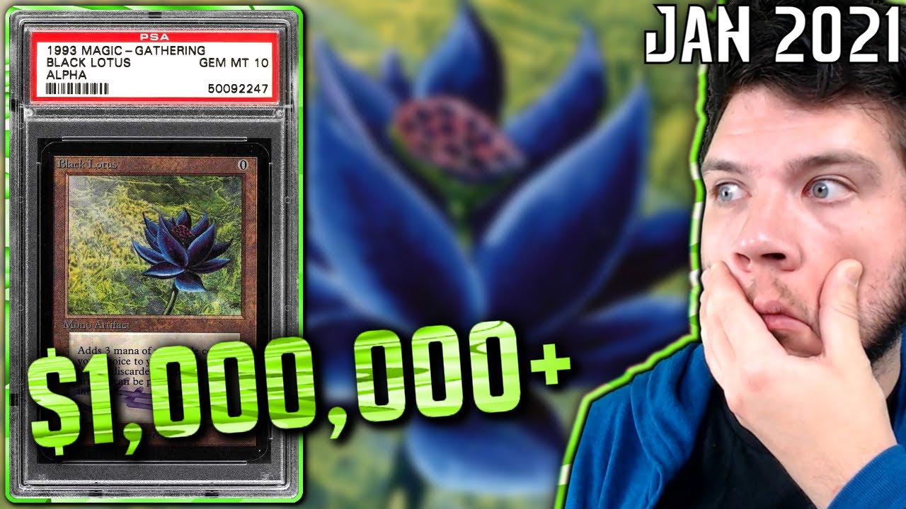 PSA 10 Alpha Black Lotus Hits $1,000,000 in 7 Hours [Most Expensive MTG Card in History]