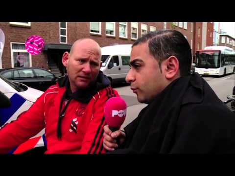 PowNews 18 april 2014: Danny liep met boerka in Haagse Duindorp