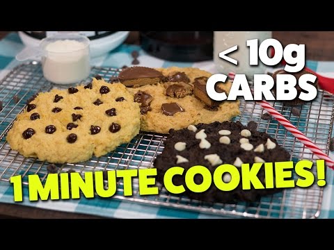 1 Minute Microwave LOW CARB Cookies