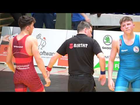 Wrestling / Ringen, DM 2023, Jugend A, 71 kg, Freestyle, Chochlionis - Melle