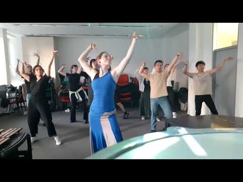 Flamenco beginners choreography with students at the University of Ostrava (E-DAN summer 2022)