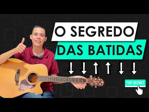 O segredo das BATIDAS - APRENDA E MELHORE AS BATIDAS NO VIOLÃO - Aula de violão para iniciantes.