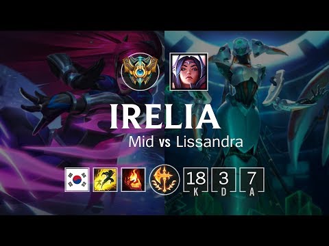 Irelia Mid vs Lissandra - KR Challenger Patch 8.21