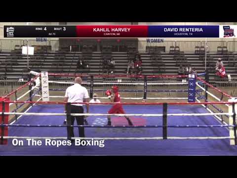 Khalil Harvey vs David Renteria : National Championship: On The Ropes Boxing