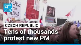 Tens of thousands rally in Prague to protest new PM Andrej Babis • FRANCE 24 English