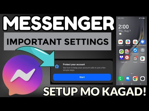 MESSENGER IMPORTANT SETTINGS NA BAKA HINDI MO PA NASESETUP NGAYONG 2025 ! | MESSENGER LATEST UPDATE 