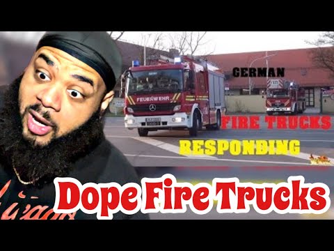 AMERICAN REACTS to [GERMAN FIRE TRUCKS RESPONDING] 50 Vehicles from 14 German Fire Departments 🇩🇪