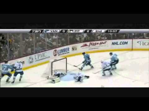 Canucks @  Penguins  Highlights Nov,17,2010