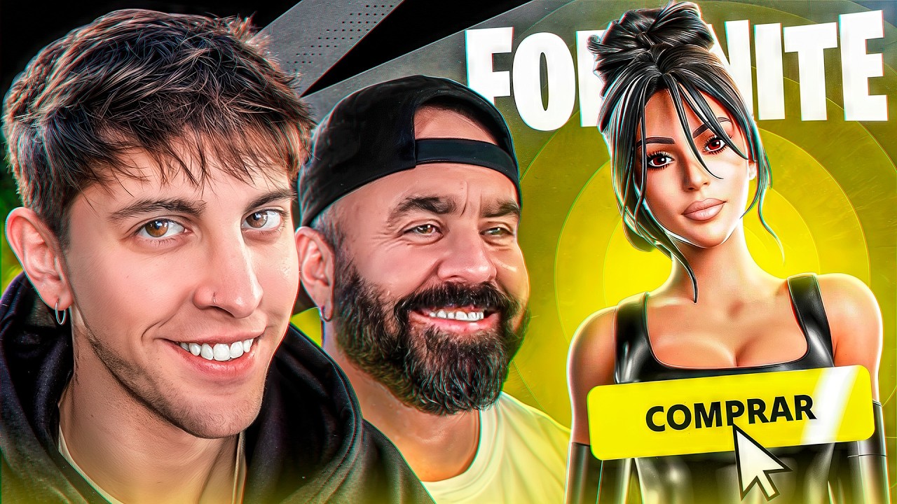 Robleis y Juan COMPRAN la skin de Kim Kardashian en Fortnite 🥵🤑