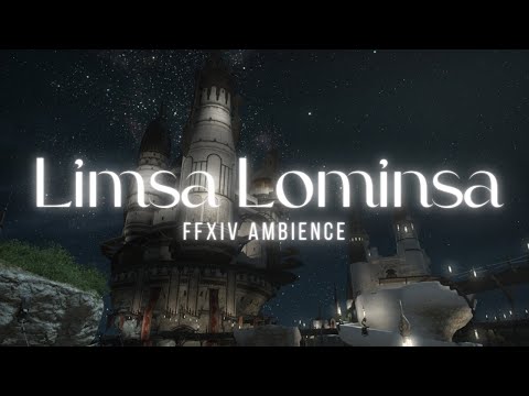Limsa Lominsa Night Ambience | FFXIV | Music to Study and Relax
