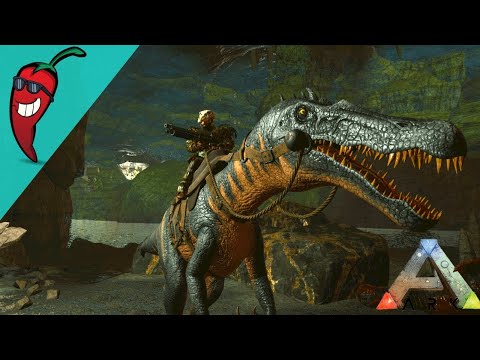 Surprisingly EASY Lower South Cave Run   -  Ark: The Island Gameplay Ep35