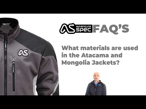 What materials are used in the Atacama and Mongolia Jackets?