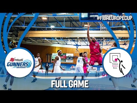Redwell-Gunners (AUT) v Telekom Baskets (GER) - Full Game - FIBA Europe Cup 2016/17