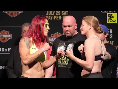 UFC 214 Ceremonial Weigh-Ins: Cris Cyborg vs Tonya Evinger