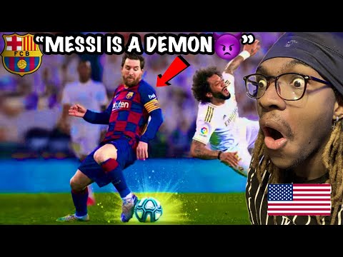 MESSI Broke PHYSICS , He ISN'T HUMAN!| AMERICAN Reacts To “Lionel Messi vs Physics“ *SHOCKED*
