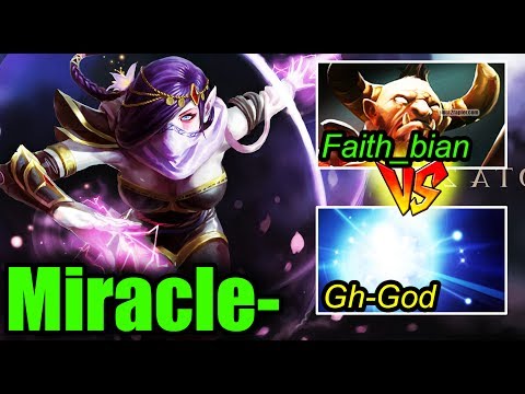Miracle- ft Faith_bian vs Gh-God - EASY 10K COMEBACK - Dota 2 7.06b