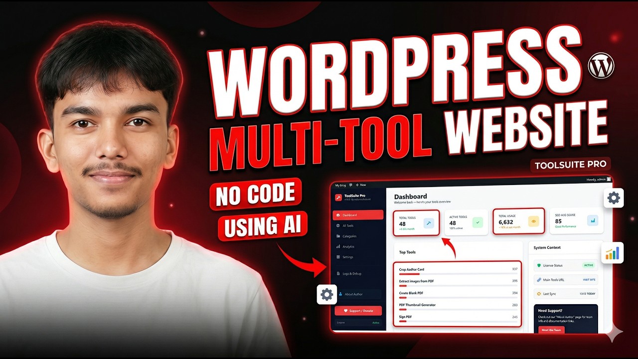 🚀 Create Unlimited Tools Website in WordPress | ToolSuite Pro Free Plugin (No Coding + AI)