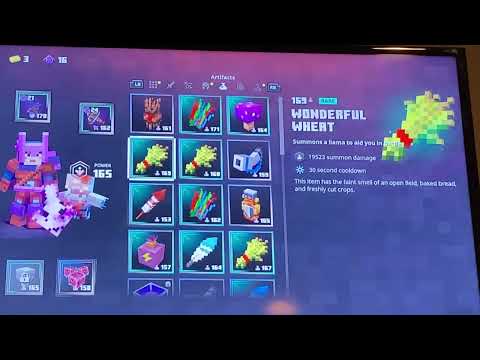 Spin blade trick in Minecraft dungeons | OP artifact exploit