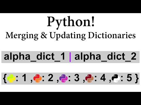 Python Programming Combining Dictionaries