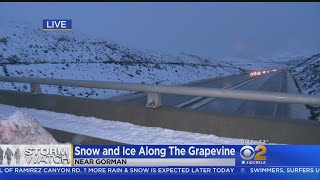 Grapevine Back Open, But Drivers Warned To Beware Black Ice