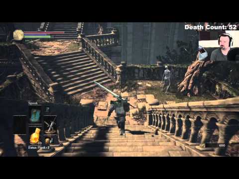 Dark Souls III playthrough pt41 - On the Run! Edge-of-Seat Survival