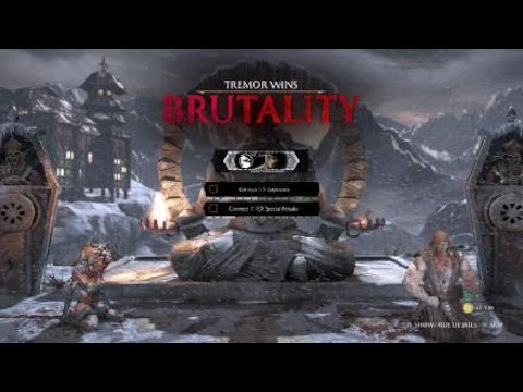 Mortal Kombat X | tremor rock head brutality on royal storm kitana