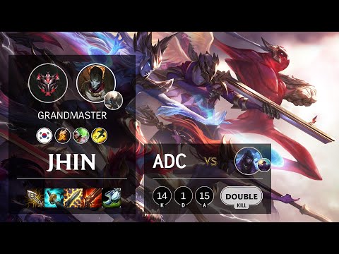 Jhin ADC vs Aphelios - KR Grandmaster Patch 10.22