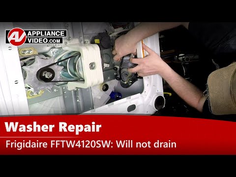 Frigidaire Washer Repair - Will Not Drain - Drain Pump