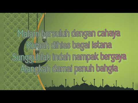 NYANYIAN RAMAI WARNA WARNI AIDILFITRI LIRIK