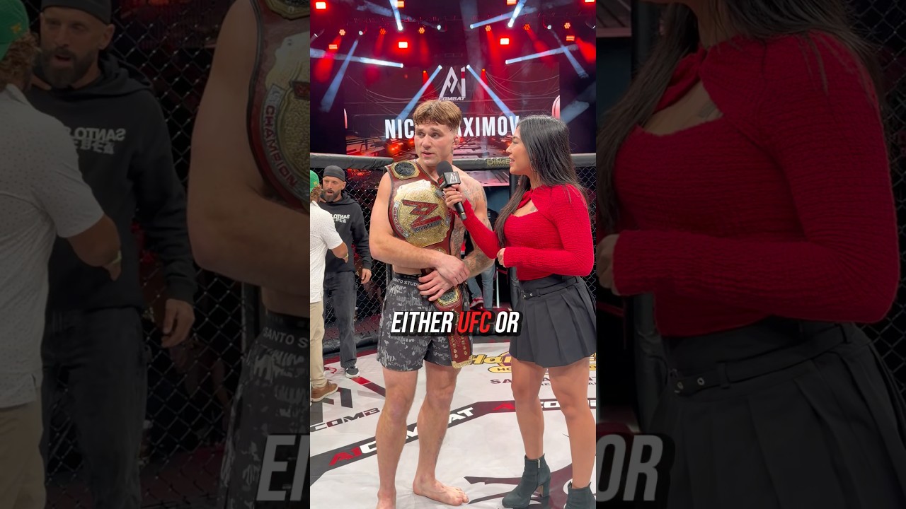 Nick Maximov | Post Fight Interview | A1 Combat 34