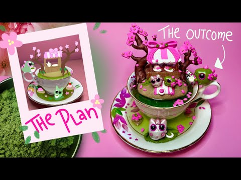 I Made The Worlds Tiniest Tea Party 🌸🌿